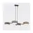 Emibig Pendelleuchte Drumz Stahl Braun | Geeignet für 4x E14 - Max 10W